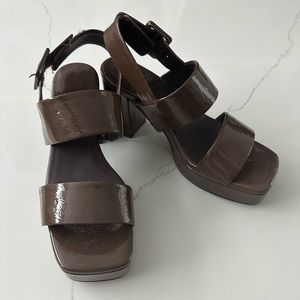 Jeffrey Campbell - taupe pat heels